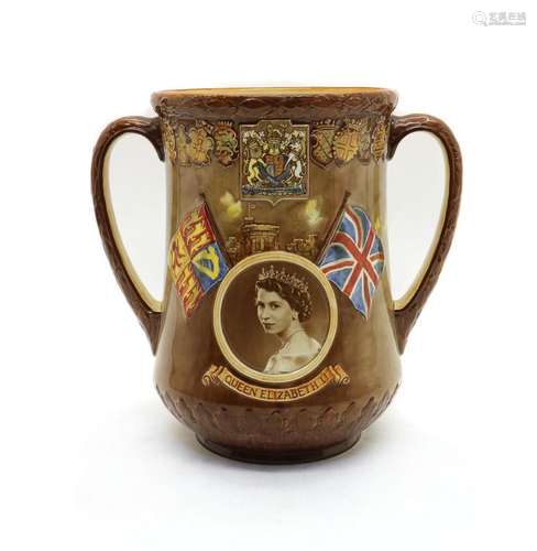 A Royal Doulton porcelain Limited Edition Loving Cup,