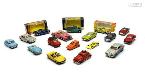 A collection of seven Dinky Toys,