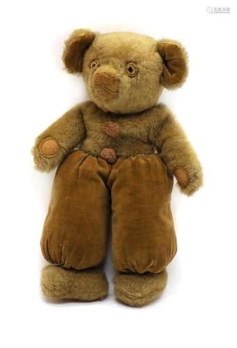 A chad valley teddy bear,