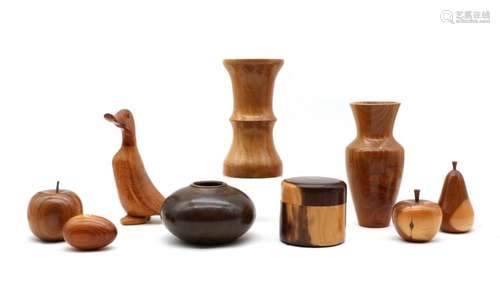 A collection of treen,