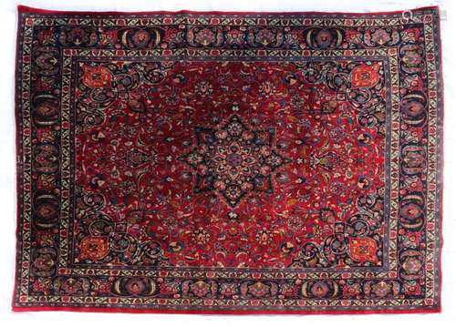 An Isfahan wool carpet,