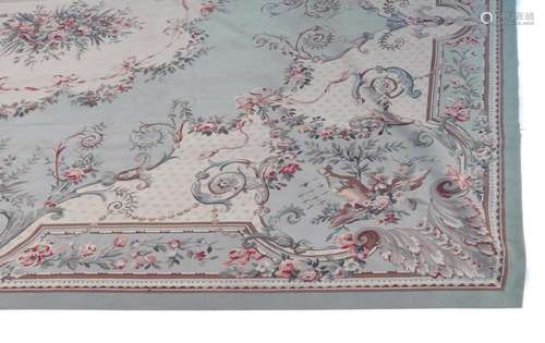 A large Aubusson style carpet,