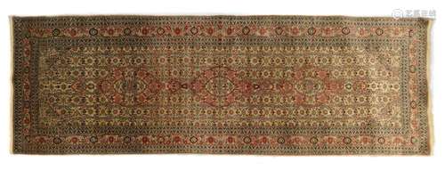 A silk Hereke runner,