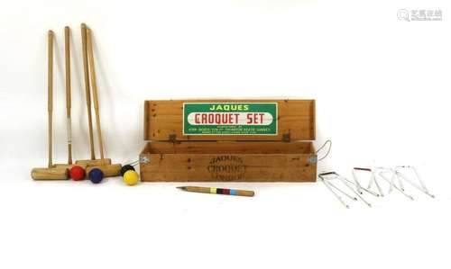 A Jaques croquet set