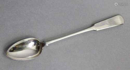 A Scottish George III silver Fiddle pattern basting spoon, 1...