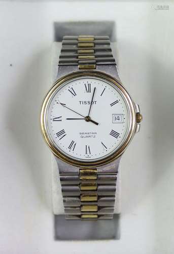 A Tissot Seastar stainless steel gent’s wristwatch, the circ...