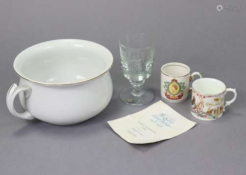 A Wedgwood Glass Queen’s Silver Jubilee Scottish Commemorati...