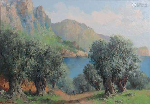 JOSEP VENTOSA DOMÈNECH (Spanish, 1897-1982). “Cala Del Norte...