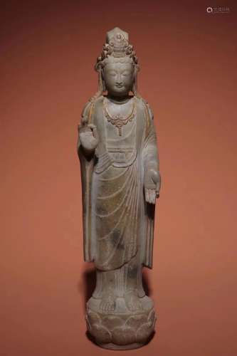 Pyrophyllite Bodhisattva in Liao and Jin Dynasties