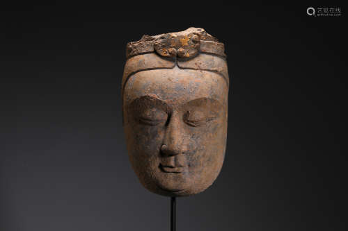 Qingshi Buddha head in Northern Wei Dynasty