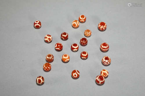 Agate beads of Tang Dynasty