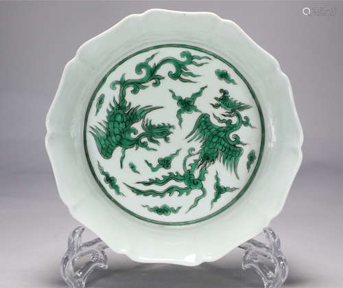 Yongle Green Pen Wash in Ming Dynasty.