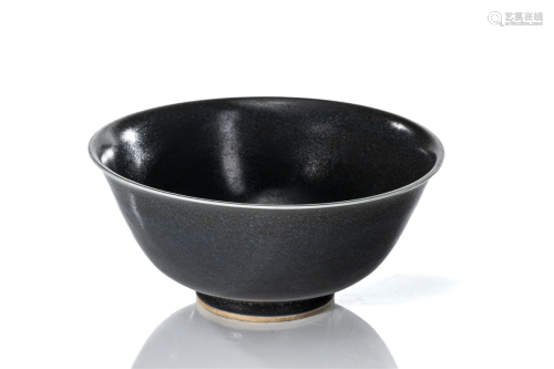 CHINESE MONOCHROME BLUE PORCELAIN BOWL