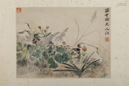 MENG JINYI (CIRCA 1764-1833), WILD FLOWER & PLANTS