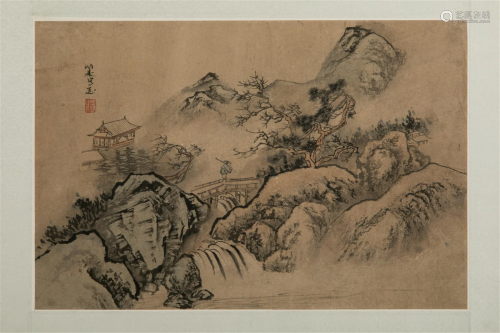 WANG BINGLAI (1956), MOUNTAIN PAVILION