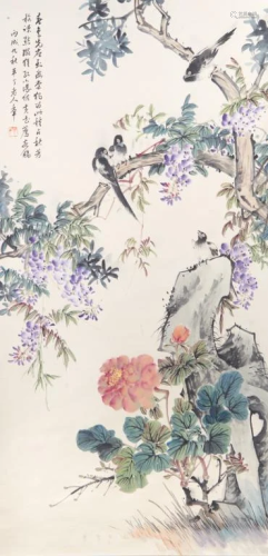 CHEN BANDING (1876-1970), BIRDS AND FLOWERS