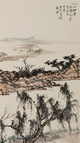 LIANG BOYU (1903-1978), WILLOW TREES
