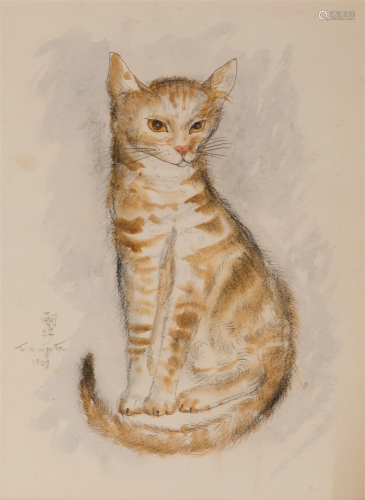 AFTER TSUGUHARU FOUJITA, PORTRAIT OF A CAT