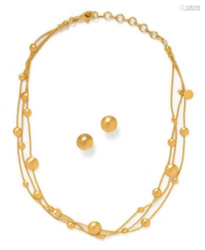 GURHAN, HIGH KARAT GOLD SET