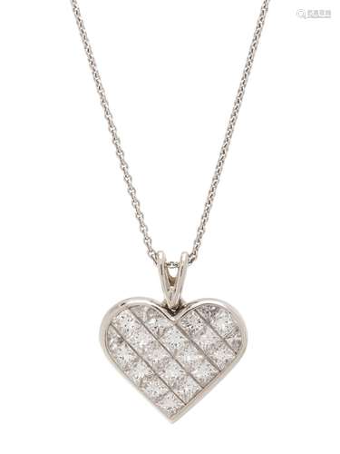 DIAMOND HEART PENDANT/NECKLACE