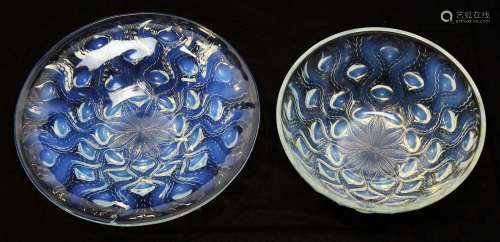 Lalique Bulbes bowl and dish
