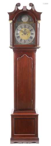 R. Crawford of Glasgow: a mahogany longcase clock