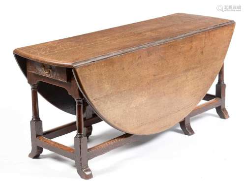 Substantial 18th Century oak gateleg table.
