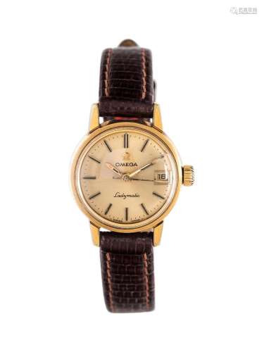 OMEGA, VINTAGE, REF. 566.002, GOLD ELECTROPLATE AND STAINLES...