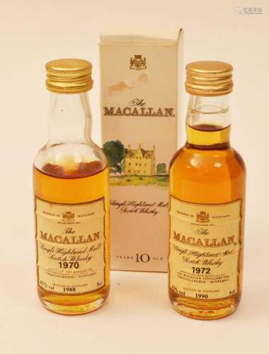Miniature whisky: The Macallan,