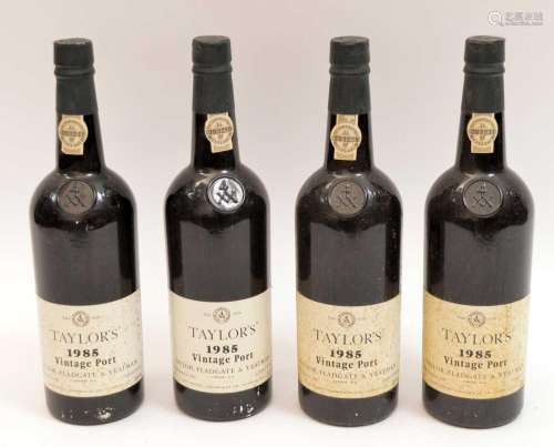 Four bottles of Taylors vintage port,