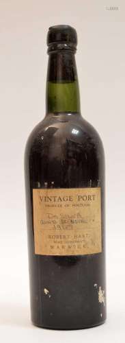 A bottle of Da Silva vintage port,
