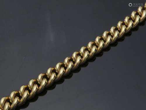 Bracelet articulé en or jaune 750 millièmes, les maillons en...