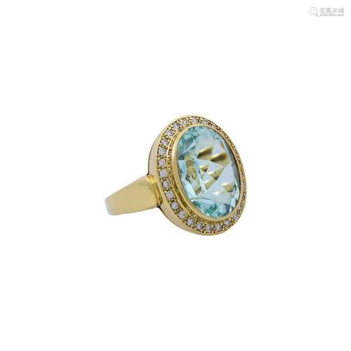 Ring mit Aquamarin