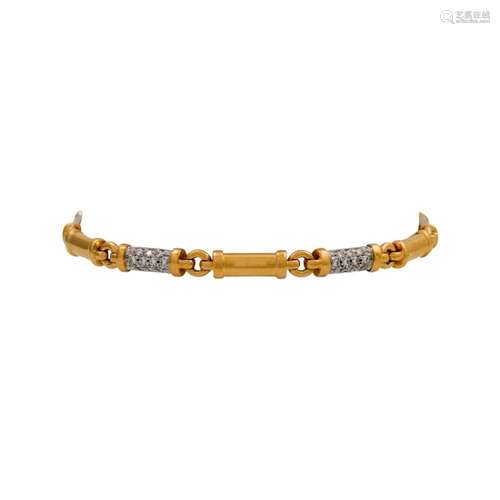 WEMPE Armband mit 50 Brillanten, zus. ca. 0,49 ct,