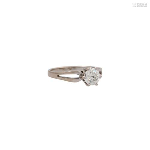 Ring mit Übergangsschliff-Diamant ca. 0,92 ct