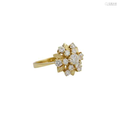 Ring mit Brillanten zus. ca. 1,48 ct