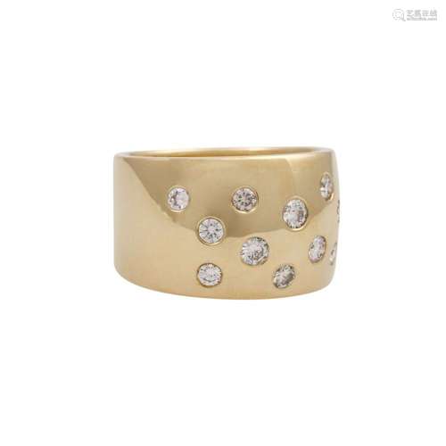 Ring mit Brillanten zus. ca. 0,60 ct,