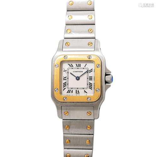 CARTIER Neo Vintage Santos Galbee, Ref. 1567. Damenuhr. Ca. ...