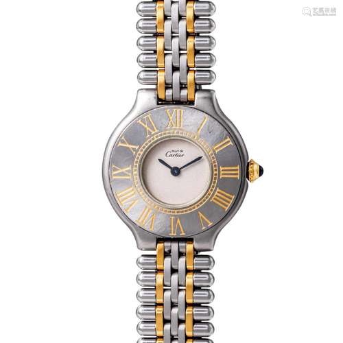 CARTIER Vintage Must 21, Ref. 9010. Damenuhr aus 1988.