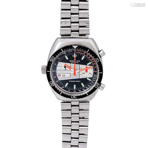 BREITLING Vintage Chrono-Matic, Ref. 2112-15. Armbanduhr. Ca...