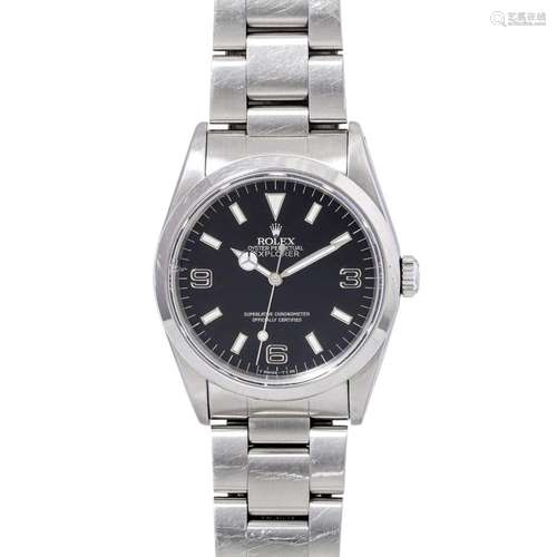 ROLEX Explorer I, Ref. 14270. Armbanduhr. Ca. 1990er Jahre.