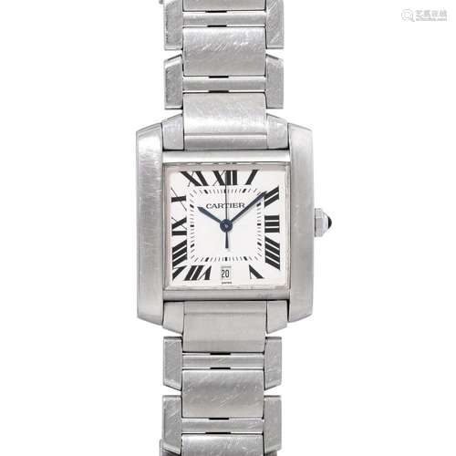 CARTIER Tank Francaise Armbanduhr, Ref. 2302. Ca. 2000er Jah...