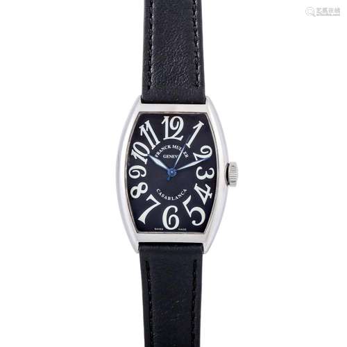 FRANK MULLER Casablanca "Schwarz", Ref. 5850C. Arm...