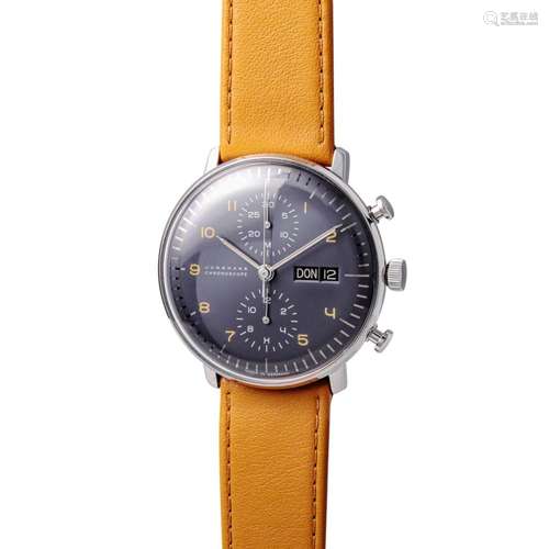 JUNGHANS Max Bill Chronoscope, Ref. 027/4501.00. Herren Armb...