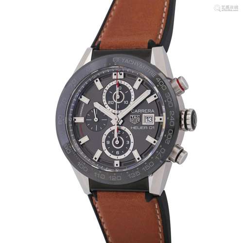 TAG HEUER Carrera Heuer 01 Chronograph, Ref. CAR201W. Herren...