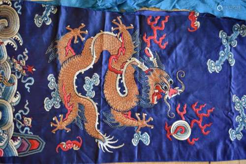 Chinese Imperial Five-Claw Dragon Robe (Part-of/Front Right)
