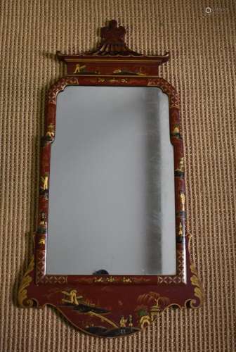 Chinoiserie Lacquered Mirror