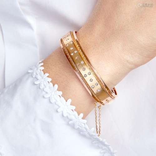 FIN XIXEME SIECLE BRACELET RIGIDE OUVRANT An XIXth century 1...