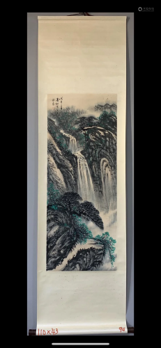 A Chinese Ink Painting By Pu songchuang