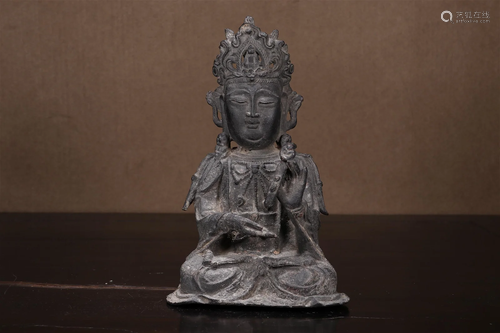 A Bronze Figure Of Buddha